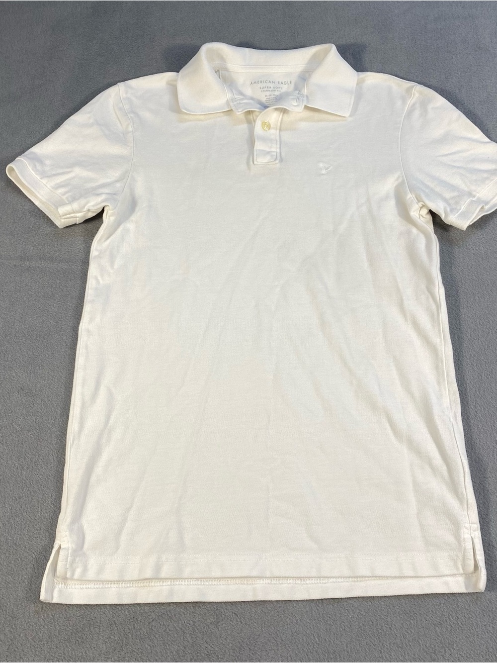 American Eagle Outfitters women’s White short sleeve Polo Shirt, size XS